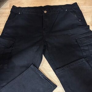 Men's Black Cargo Pants